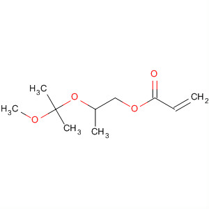 2-Propenoic acid, 2-(1-methoxy-1-methylethoxy)propyl ester molecular structure