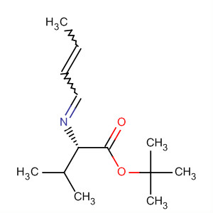 L-Valine, N-2-butenylidene-, 1,1-dimethylethyl ester molecular structure
