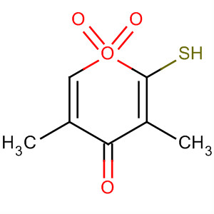 4H-Thiopyran-4-one, 3,5-dimethyl-, 1,1-dioxide molecular structure