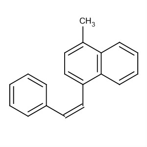 Naphthalene, 1-methyl-4-(2-phenylethenyl)-, (Z)-