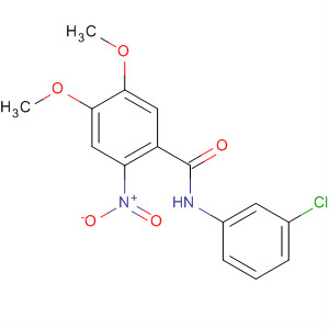 Benzamide, N-(3-chlorophenyl)-4,5-dimethoxy-2-nitro-