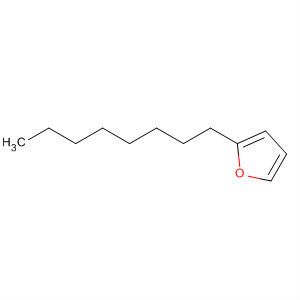Furan, heptylmethyl- molecular structure