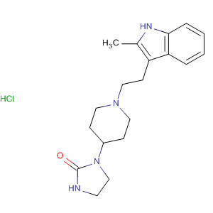 2-Imidazolidinone, 1-[1-[2-(2-methyl-1H-indol-3-yl)ethyl]-4-piperidinyl]-,monohydrochloride