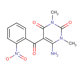 2,4(1H,3H)-Pyrimidinedione, 6-amino-1,3-dimethyl-5-(2-nitrobenzoyl)-