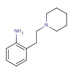 Benzenamine, 2-[2-(1-piperidinyl)ethyl]- molecular structure