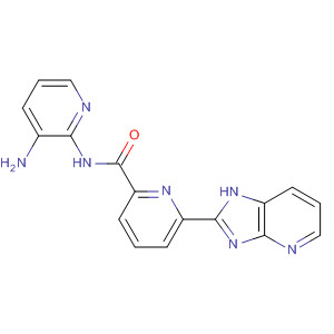 2-Pyridinecarboxamide,N-(3-amino-2-pyridinyl)-6-(1H-imidazo[4,5-b]pyridin-2-yl)- molecular structure