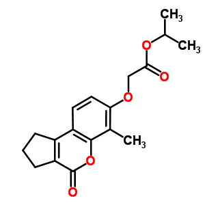 1-methylethyl [(6-methyl-4-oxo-1,2,3,4-tetrahydrocyclopenta[c]chromen-7-yl)oxy]acetate