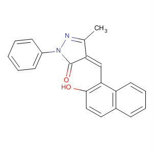3H-Pyrazol-3-one,2,4-dihydro-4-[(2-hydroxy-1-naphthalenyl)methylene]-5-methyl-2-phenyl-,(Z)-