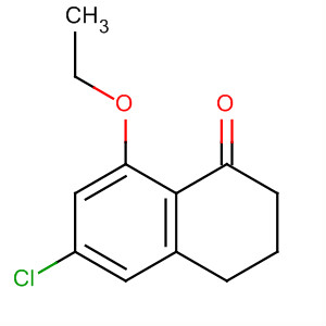 1(2H)-Naphthalenone, 6-chloro-8-ethoxy-3,4-dihydro- molecular structure