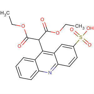 Propanedioic acid, (2-sulfo-9-acridinyl)-, 1,3-diethyl ester