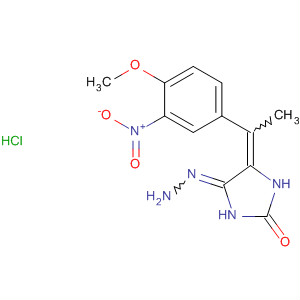 2-Imidazolidinone, [1-(4-methoxy-5-nitrophenyl)ethylidene]hydrazone,monohydrochloride