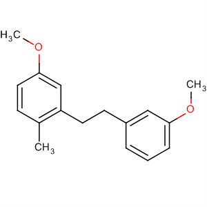 Benzene, 4-methoxy-2-[2-(3-methoxyphenyl)ethyl]-1-methyl- molecular structure