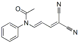 N-(4,4-Dicyano-1,3-butadienyl)acetoanilide molecular structure