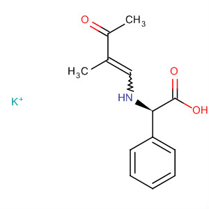 Benzeneacetic acid, a-[(2-methyl-3-oxo-1-butenyl)amino]-,monopotassium salt, (R)-
