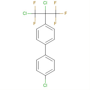 1,1'-Biphenyl,4-chloro-4'-[1-chloro-1-(chlorodifluoromethyl)-2,2,2-trifluoroethyl]- molecular structure