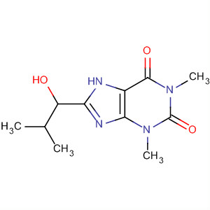 1H-Purine-2,6-dione,3,7-dihydro-8-(1-hydroxy-2-methylpropyl)-1,3-dimethyl- molecular structure