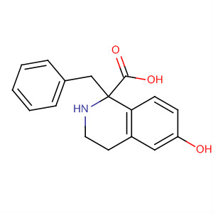 1-Isoquinolinecarboxylic acid,1,2,3,4-tetrahydro-6-hydroxy-1-(phenylmethyl)- molecular structure