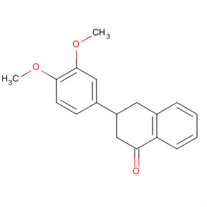 1(2H)-Naphthalenone, 3-(3,4-dimethoxyphenyl)-3,4-dihydro- molecular structure