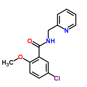 5-chloro-2-methoxy-N-(pyridin-2-ylmethyl)benzamide