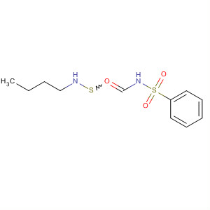 Benzenesulfonamide, N-[(butylamino)thioxomethyl]- molecular structure