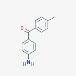 (4-aminophenyl)(4-methylphenyl)methanone molecular structure