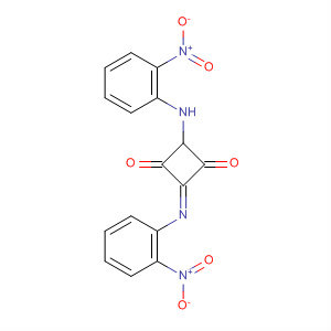 1,3-Cyclobutanedione,2-[(2-nitrophenyl)amino]-4-[(2-nitrophenyl)imino]- molecular structure