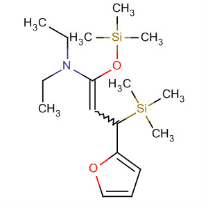 1-Propen-1-amine,N,N-diethyl-3-(2-furanyl)-3-(trimethylsilyl)-1-[(trimethylsilyl)oxy]-