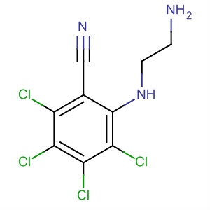 Benzonitrile, [(2-aminoethyl)amino]tetrachloro- molecular structure