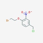 1-(2-BROMOETHOXY)-4-(CHLOROMETHYL)-2-NITROBENZENE