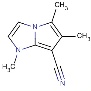 1H-Pyrrolo[1,2-a]imidazole-7-carbonitrile, 1,5,6-trimethyl- molecular structure