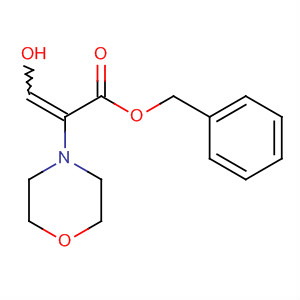 4-Morpholineacetic acid, a-(hydroxymethylene)-, phenylmethyl ester