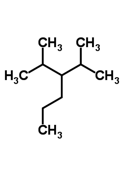 2-methyl-3-(propan-2-yl)hexane molecular structure