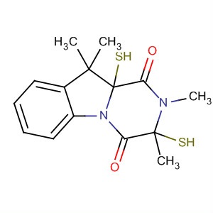 Pyrazino[1,2-a]indole-1,4-dione,2,3,10,10a-tetrahydro-3,10a-dimercapto-2,3,10,10-tetramethyl-