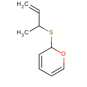 2H-Thiopyran, tetrahydro-2-(1-methyl-2-propenyl)- molecular structure