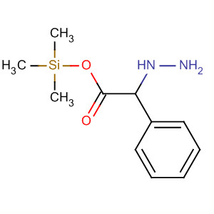 Benzeneacetic acid, a-hydrazino-, trimethylsilyl ester