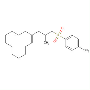 Cyclododecene, 1-[2-methyl-3-[(4-methylphenyl)sulfonyl]propyl]-, (E)-