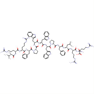 L-Argininamide,
L-valyl-L-arginyl-L-arginyl-L-phenylalanyl-L-prolyl-L-tryptophyl-L-tryptophyl-L
-tryptophyl-L-prolyl-L-phenylalanyl-L-leucyl-L-arginyl-