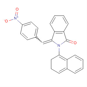 1H-Isoindol-1-one,2,3-dihydro-2-(1-naphthalenyl)-3-[(4-nitrophenyl)methylene]- molecular structure