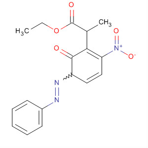 Benzenepropanoic acid, 4-nitro-b-oxo-a-(phenylazo)-, ethyl ester molecular structure