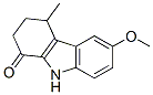 2,3,4,9-tetrahydro-6-methoxy-4-methyl-1H-carbazol-1-one molecular structure