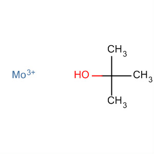 2-Propanol, 2-methyl-, molybdenum(3+) salt molecular structure