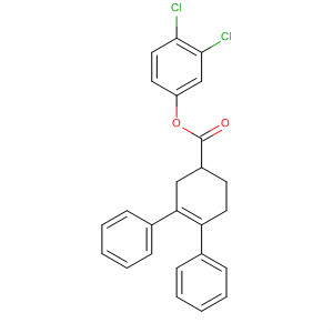 3-Cyclohexene-1-carboxylic acid, 3,4-diphenyl-, 3,4-dichlorophenylester molecular structure