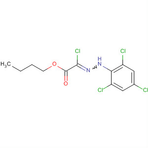 Acetic acid, chloro[(2,4,6-trichlorophenyl)hydrazono]-, butyl ester
