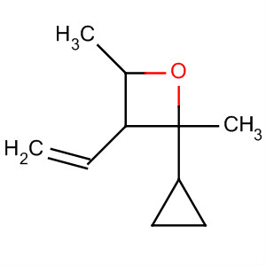 Oxetane, 2-cyclopropyl-3-ethenyl-2,4-dimethyl- molecular structure