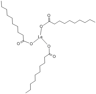 LANTHANUM DECANOATE molecular structure
