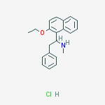 1-(2-ethoxynaphthalen-1-yl)-N-methyl-2-phenyl-ethanamine molecular structure