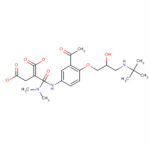 Urea,N'-[3-acetyl-4-[3-[(1,1-dimethylethyl)amino]-2-hydroxypropoxy]phenyl]-N,N-dimethyl-, (2E)-2-butenedioate (salt)