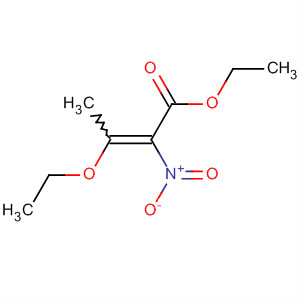 2-Butenoic acid, 3-ethoxy-2-nitro-, ethyl ester molecular structure