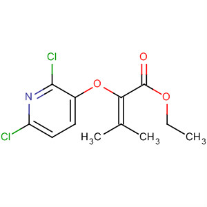 2-Butenoic acid, 2-[(2,6-dichloro-3-pyridinyl)oxy]-3-methyl-, ethyl ester