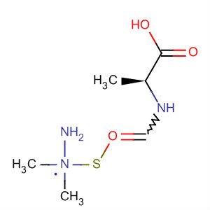 b-Alanine, N-[(2,2-dimethylhydrazino)thioxomethyl]- molecular structure